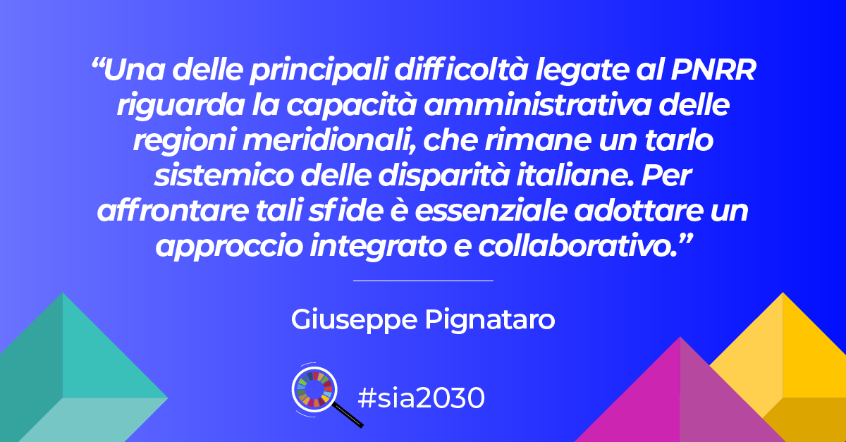 Agenda 2030, “Per far sì che la finanza a impatto non sia più considerata una piccola parte del panorama finanziario globale occorre un impegno da parte di tutti: investitori, istituzioni finanziarie, governi e società civile”.
Prof. Enrico Giovannini